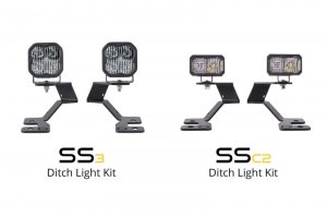 Ford Bronco Sport LED Ditch Light Kit - Diode Dynamics - Sport Pro Combo - Yellow - 2021