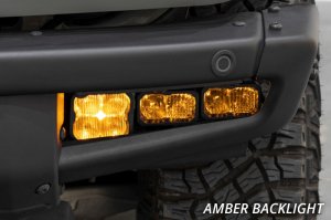 Ford Bronco Fog Pocket Kit - Diode Dynamics - Stage Series Sport - White - 2021