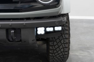 Ford Bronco Fog Pocket Kit - Diode Dynamics - Sport - Yellow - 2021
