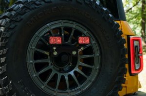 Ford Bronco Reverse Light Kit - Rear - Diode Dynamics - SS3 Sport Stage Series - Red - `21-`23