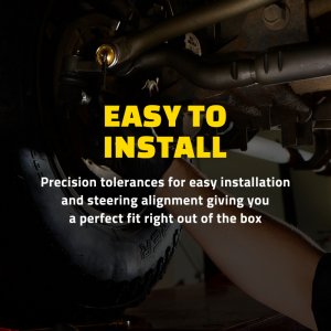 Ford Bronco Classic Tie Rod End - Front Left Inner - Moog - `89-`90