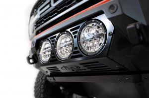 Ford Bronco Bomber Front Bumper - Front - Addictive Desert Designs - Raptor - Hammer Black with Satin Black panels - `22-`23