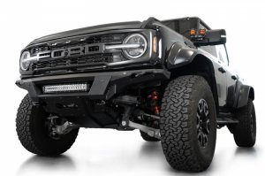 Ford Bronco Front Bumper - Front - Addictive Desert Designs - Phantom - Black - 2022