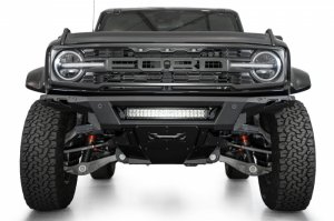 Ford Bronco Front Bumper - Front - Addictive Desert Designs - Phantom - Black - 2022