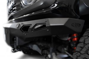 Ford Bronco Front Bumper - Front - Addictive Desert Designs - Phantom - Black - 2022