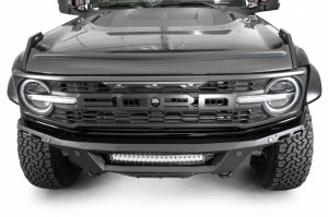 Ford Bronco Front Bumper - Front - Addictive Desert Designs - Phantom - Black - 2022