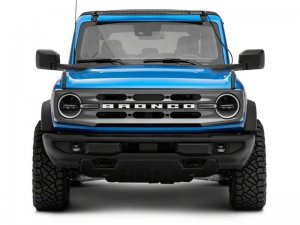 Ford Bronco LED Light Bar with Windshield Mounting Brackets - Windshield - Raxiom - Axial Series - Black - `21-`23