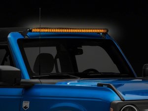 Ford Bronco Axial Light Bar - LED - Raxiom - Axial Series - White/Amber