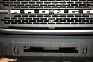 Ford Bronco Front Bumper - Front - Fishbone Offroad - Steelhead - Black - 2021