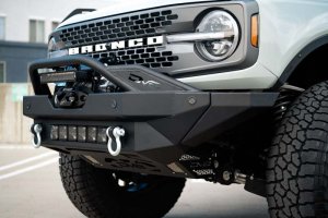 Ford Bronco Bumper Conversion Kit - Front - DV8 Offroad - Modular Full Size Wing - 2021