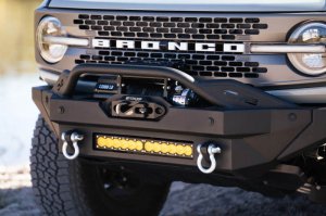 Ford Bronco Bumper Conversion Kit - Front - DV8 Offroad - Modular Full Size Wing - 2021