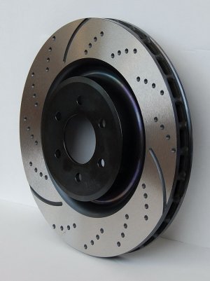 Ford Bronco Classic Rotors (2) - Front - EBC - GD Sport - Black - 5.0 - `94-`96