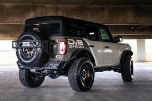Ford Bronco Inner Fender Liners - Rear - DV8 Offroad - Satin Black - `21-`22