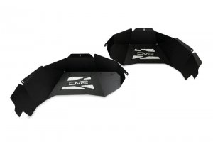 Ford Bronco Inner Fender Liners - Rear - DV8 Offroad - Satin Black - `21-`22