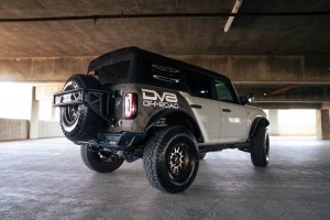 Ford Bronco Inner Fender Liners - Rear - DV8 Offroad - Satin Black - `21-`22