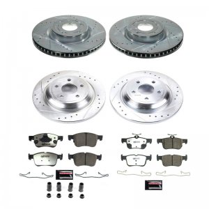Ford Bronco Sport Brake Kit - Front + Rear - PowerStop - Z36 Truck & Tow - `21-`22