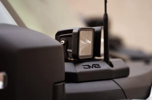 Ford Bronco A-Pillar Pod Light Mounts - DV8 Offroad - Black - `21-`22