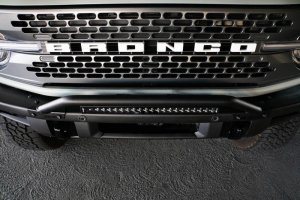 Ford Bronco Factory Bumper Bull Bar - DV8 Offroad - Black - `21-`22