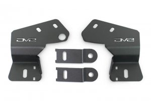 Ford Bronco Light Bar Mounts - A Pillar - DV8 Offroad - Dual Light Pod Drop, Direct Fit, Bolt-On - 2021