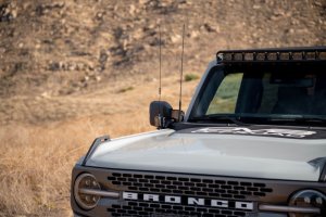 Ford Bronco Light Bar Mounts - A Pillar - DV8 Offroad - Dual Light Pod Drop, Direct Fit, Bolt-On - 2021