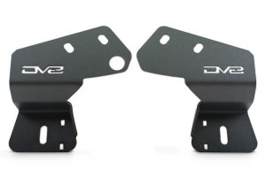 Ford Bronco Light Bar Mounts - A Pillar - DV8 Offroad - Dual Light Pod Drop, Direct Fit, Bolt-On - 2021
