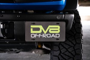 Ford Bronco License Plate Relocation Bracket - Front - DV8 Offroad - `21-`22
