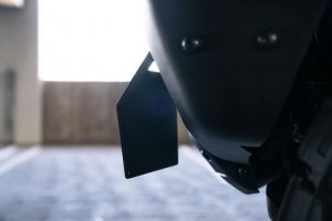 Ford Bronco License Plate Relocation Bracket - Front - DV8 Offroad - `21-`22