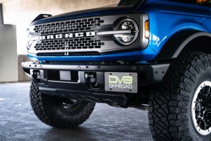 Ford Bronco License Plate Relocation Bracket - Front - DV8 Offroad - `21-`22