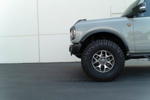 Ford Bronco Front License Plate Relocation Bracket - Factory Capable Bumper - DV8