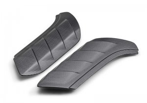 Ford Bronco Fender Vent Set - Ford Racing - Carbon Fiber - `22-`24