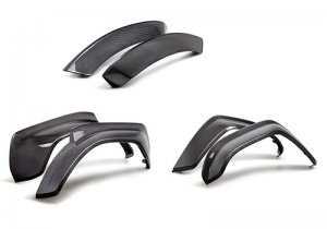 Ford Bronco Fender Flares - Front/Rear/Door - Ford Racing - Carbon Fiber - Gloss Finish - `22-`24