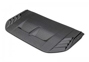 Ford Bronco Hood Vent - Ford Racing - Carbon Fiber, Matte - `22-`24