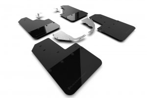 Ford Bronco Mud Flap - Rally Armor - UR - Black - `21-`25