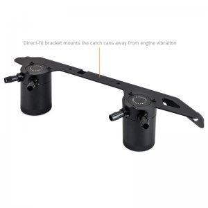 Ford Bronco Baffled Oil Catch Can System - Mishimoto - 2.7L - 2023