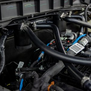 Ford Bronco Baffled Oil Catch Can System - Mishimoto - 2.7L - 2023