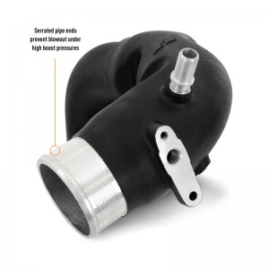 Ford Bronco Intercooler Pipe Kit - Mishimoto - Micro Wrinkle Black - 2.7L - 2021