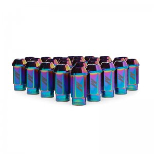 Ford Bronco Locking Lug Nut Set - Mishimoto - Mishimoto Aluminum - Neo Chrome - 2021