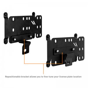 Ford Bronco License Plate Relocation Kit - Front - Mishimoto - Capable Bumper - 2021