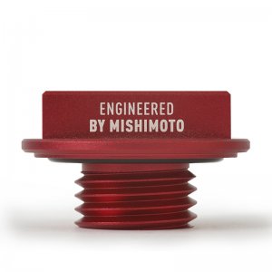 Ford Bronco Classic Oil Filler Cap - Mishimoto - Hoonigan - Red - `85-`96