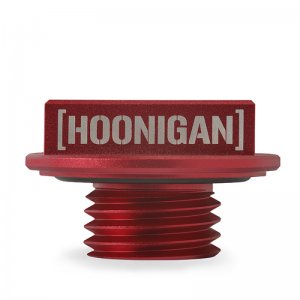 Ford Bronco Classic Oil Filler Cap - Mishimoto - Hoonigan - Red - `85-`96