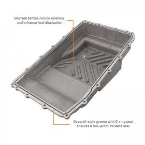 Ford Bronco Transmission Pan - Mishimoto - 10R60/10R80 - Gunmetal Gray - `21-`0