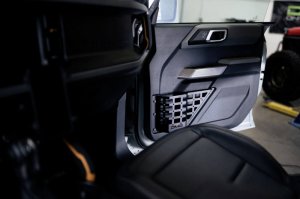 Ford Bronco Front Door Pocket Molle Panels - Front - DV8 Offroad - `21-`23