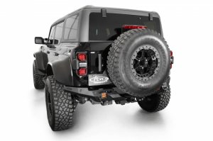Ford Bronco Phantom Rear Bumper - Rear - Addictive Desert Designs - Hammer Black - 2022