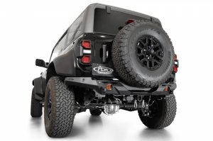 Ford Bronco Phantom Rear Bumper - Rear - Addictive Desert Designs - Hammer Black - 2022