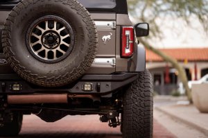 Ford Bronco Rear Bumper - Rear - DV8 Offroad - FS-15 Series - Black - `21-`22