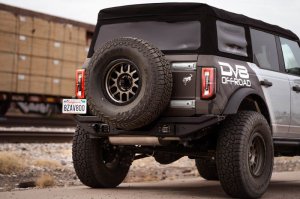 Ford Bronco Rear Bumper - Rear - DV8 Offroad - FS-15 Series - Black - `21-`22
