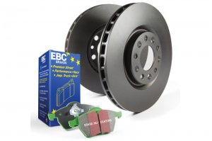 Ford Bronco Classic Brake Kit - Front - EBC - RK Rotors + Greenstuff Pads - `84-`90