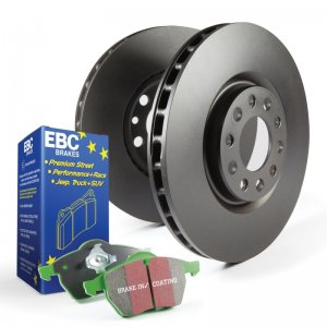 Ford Bronco Classic Brake Kit - Front - EBC - RK Rotors + Greenstuff Pads - `84-`90