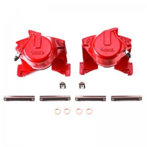 Ford Bronco Classic Calipers - Front - PowerStop - Red - `86-`93