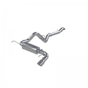 Ford Bronco Catback Exhaust - Single Rear Exit - MBRP - Armor Pro, T304 - 2.3L/2.7L - 2021